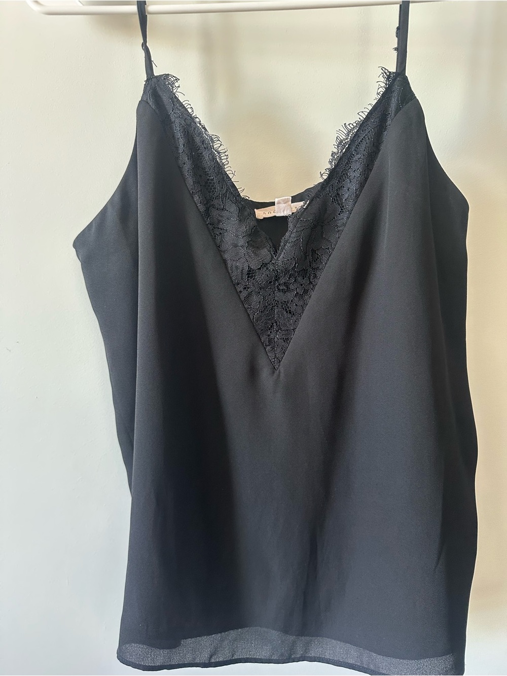 Socialite Black Lace V-Neck Camisole